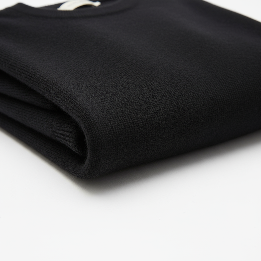 Свитер из кашемира черный